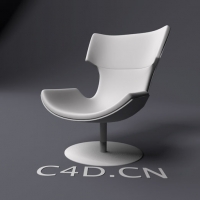 休闲转椅3D模型 armchair 009