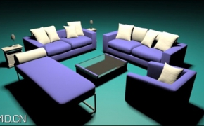 1套沙发家具3D模型（MAX）Sofa Furniture
