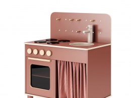 Flexa品牌儿童厨房玩具3D模型素材下载The Kitchen Play Toy by Flexa