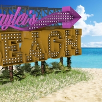 沙滩景观C4D模型 Summer Beach by Kris Spelce