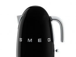 蓝色复古电水壶厨房电器3D模型素材下载KLF03BLEU Kettle by Smeg