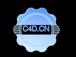 C4D花瓣标牌动画 片头文字动画工程文件 Text animation