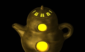 八卦壶/炼丹炉C4D模型 Gossip maker / alchemy furnace