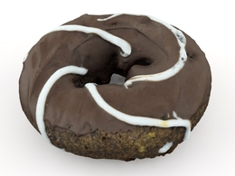 巧克力甜甜圈C4D模型 Chocolate Donut