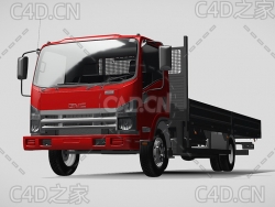 吉姆西汽车GMC卡车货车运输汽车2021款C4D汽车模型下载
