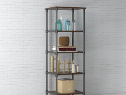 组装式摆件架现代家具c4d模型下载Tables and chairs