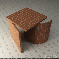 C4D VRAY材质：mattoni a lisca