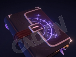 魔法书C4D模型-奇妙动植物日记本 DS-Suramar