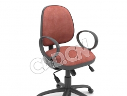 带轮办公椅办公家具C4D模型