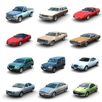 各式高級汽車(76種款式)模組