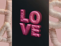 Skillshare高级教程：Cinema 4D结合Blender打造梦幻气球字体3D动画教程Skillshare - Balloon Typography in 3D