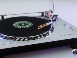 C4D Octane Renderer黑胶唱片转盘模型 Vinyl Turntable