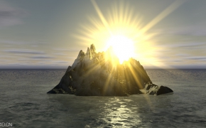 C4D日出景观模型 Sunrise