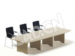 C4D会议桌模型 Conference Table 3D Model