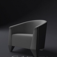 沙发3D模型 armchair 003