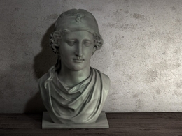 古希腊神话女神阿芙罗狄蒂雕像 阿芙罗狄蒂雕塑 阿芙罗狄蒂塑像C4D模型 aphrodite