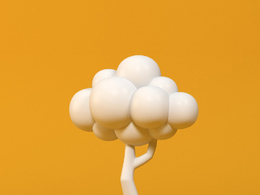低面卡通树木图标模型cloud Tree