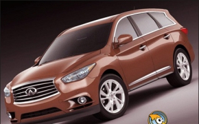 英菲尼迪汽车3D模型 Infiniti JX 2013