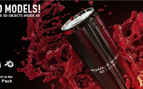 《动态材质设计3D模型合辑》Video Copilot Motion Design Pack