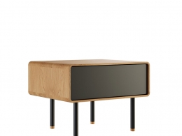 Fina 床头柜卧室边柜3D模型素材下载Fina Nightstand by Gazzda