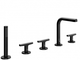 台装浴缸龙头浴缸水龙头3D模型素材下载Sailing Deck-Mount Bathtub Mixer by Fantini