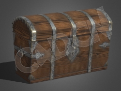 破旧宝箱模型 Old Chest