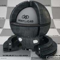 vray for c4d材质：Random Tiles