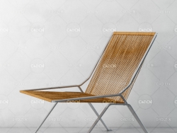 麻绳镂空编织休闲椅懒人椅单人椅C4D模型 chair 3d model