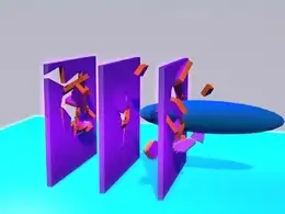 C4D使用NitroBlast插件制作子弹穿墙教程 Cinema 4D Bangla Tutorials NitroBlast work