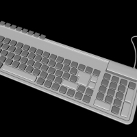 C4D键盘模型 Keyboard