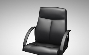 老板椅 办公椅 黑色转椅C4D模型 Office chair 3D model