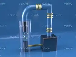 C4D RS柔软泡泡循环装置动画