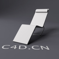 休闲躺椅3D模型 armchair 010