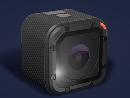 GoPro运动摄像机C4D模型 Go Pro Hero Session