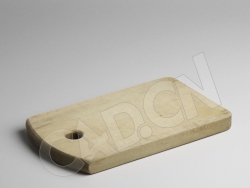 C4D案板菜板砧板模型 CuttingBoard