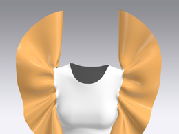 c4d模型女性衣服上衣Sleeves-15