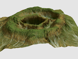 绿色火山坑Gaia Terrain