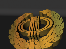 税徽3D模型　Tax emblem
