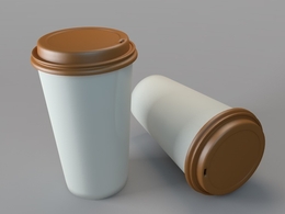 C4D咖啡杯 奶茶杯模型 Coffee Cup 3d model