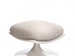 米诺特帕蒂灰色休闲脚凳3D模型素材下载Pattie Lounge Footstol Grey by Minotti