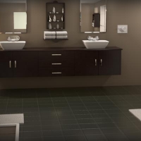 C4D洗手间完整模型 Rendering Interiors