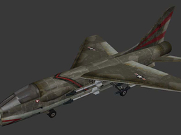 美国海军十字军战士F-8战斗机F8 Crusader