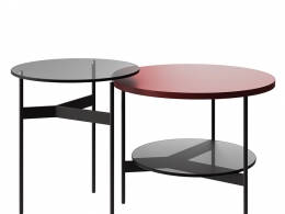 LXT01 圆形咖啡桌Leolux LX出品3D模型素材下载LXT01 Round Coffee Table by Leolux LX