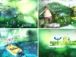 C4D+AE栏目片头《里约看奥运》工程文件