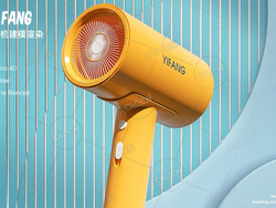 小家电便携式吹风机C4D OCTANE模型