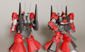 机动战士-力克戴亚斯C4D模型 Rick Dias 3d model