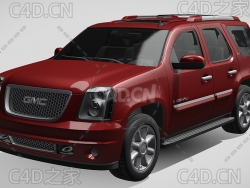 吉姆西汽车GMC德纳利越野汽车C4D汽车模型下载
