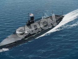 C4D海军舰艇军舰舰船-光荣号航空母舰模型 Glorious fleet carrier 3d Model