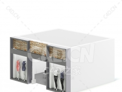 服装店商铺店面 clothes_store