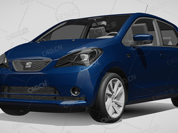 西雅特汽车2016款C4D汽车模型下载